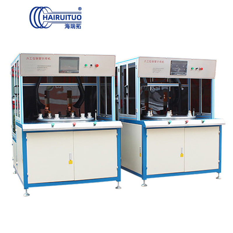  Six-station brazing machine-electric kettle high-frequency brazing machine-high-frequency welding equipment